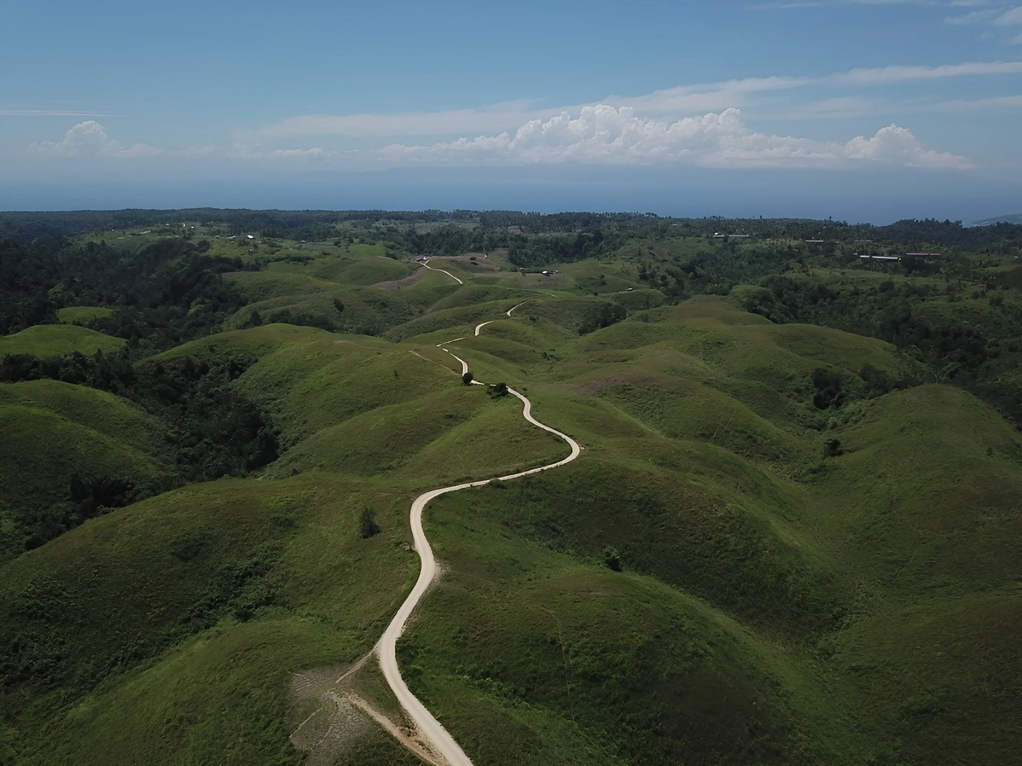 Teletubbies Hill overlooking the bay